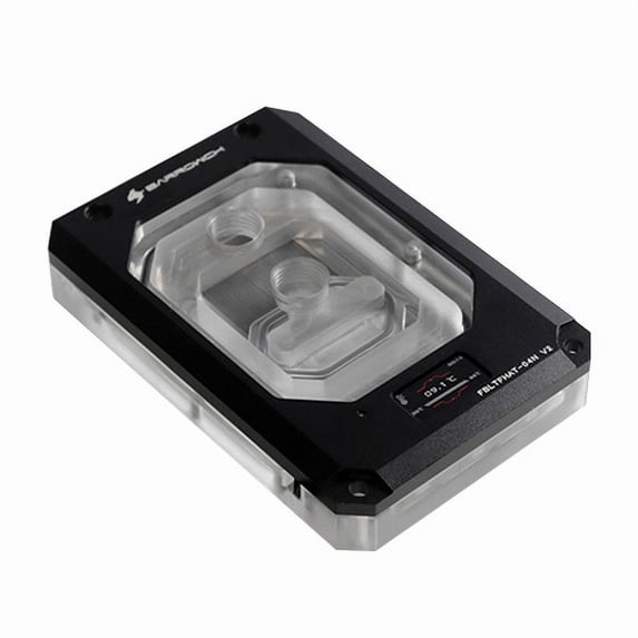 BarrowCH CPU Water Block with Digital Color Display for X399 AMD Threadripper, Black