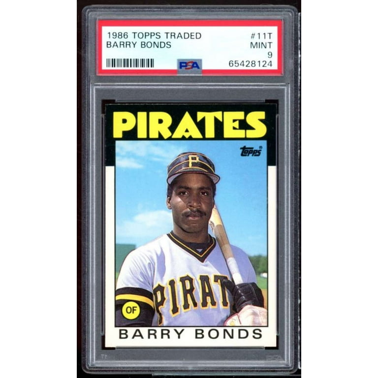 On sale 1986 Topps Traded Barry Bonds #11T Rookie RC BCCG 10 Mint Or Better 762 HRs