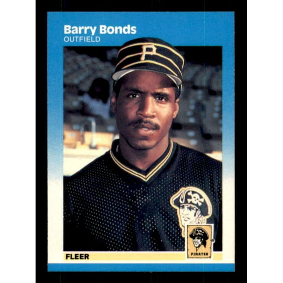 Barry Bonds Rookie Card 1987 Fleer #604