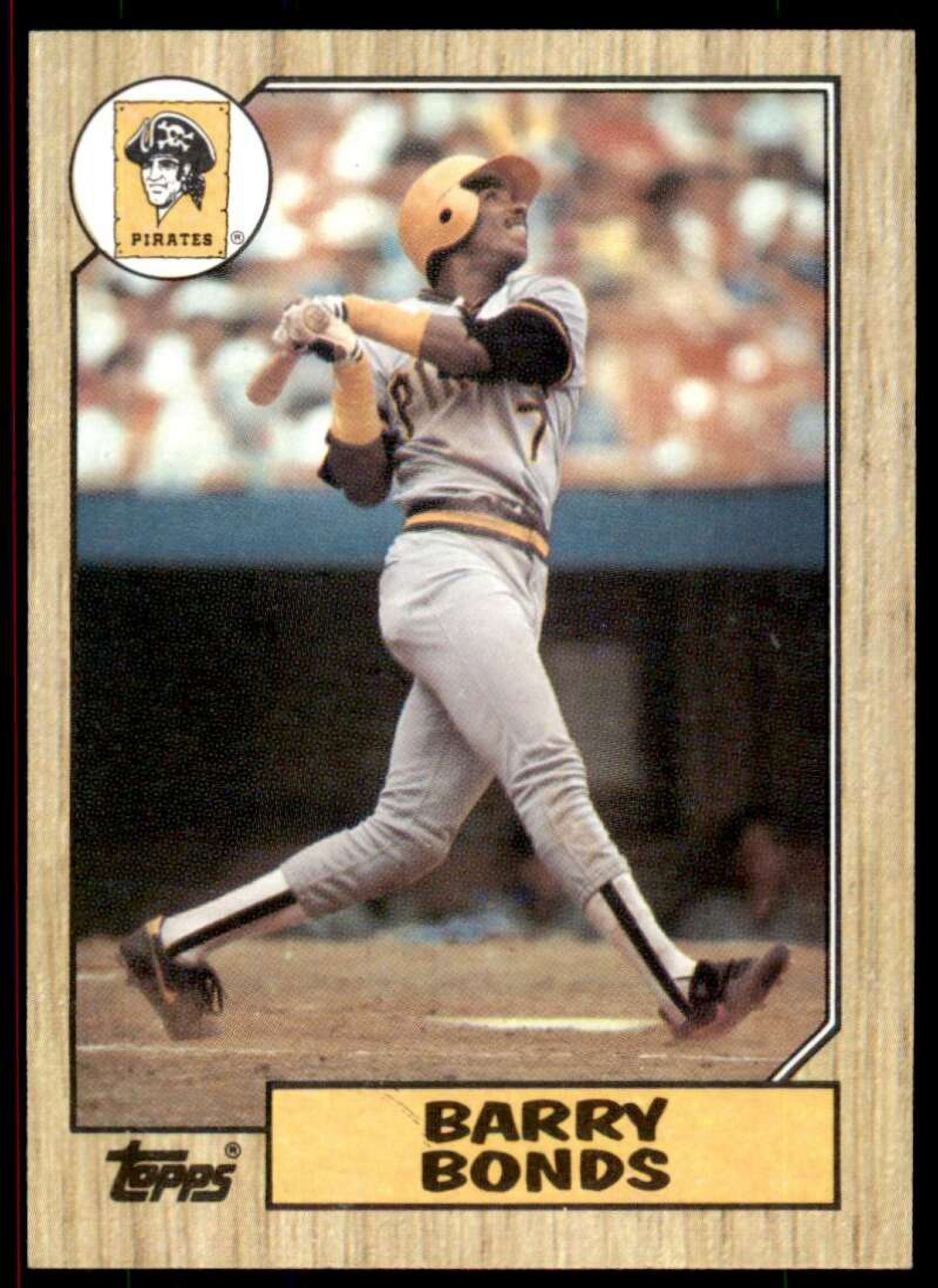 Barry Bonds Rookie Card 1987 Topps #320 - Walmart.com