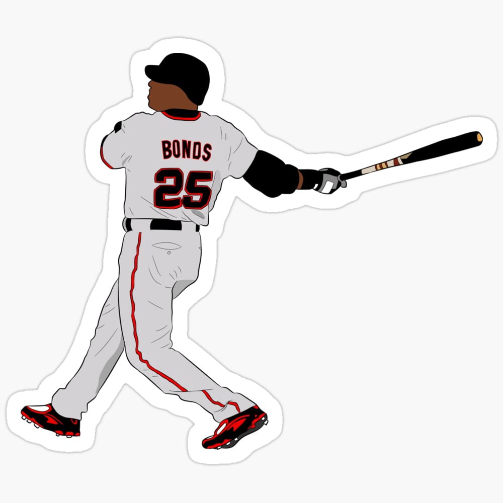 Barry Bonds Sticker Baseball Sticker, Football Sticker, Basketball ...