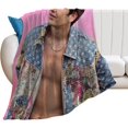 thumbnail image 1 of Barry Keoghan Blanket Cool #3 Super Soft Throw Blanket Silky Flannel Lightweight for Sofa, Bed Blanket All Season Use 50""*60""（130 * 150cm）, Style-4, 1 of 6