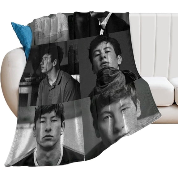 Barry Keoghan Blanket Cool #3 Super Soft Throw Blanket Silky Flannel Lightweight for Sofa, Bed Blanket All Season Use 50""*60""(130 * 150cm), Style-4