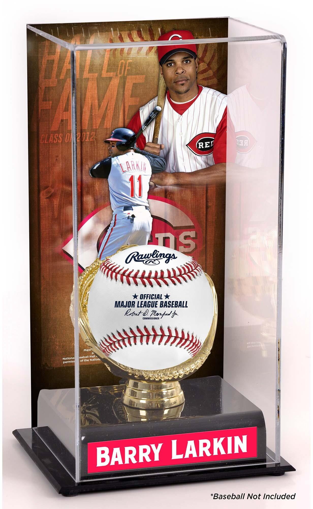 Barry Larkin Cincinnati Reds Hall of Fame Sublimated Display Case with