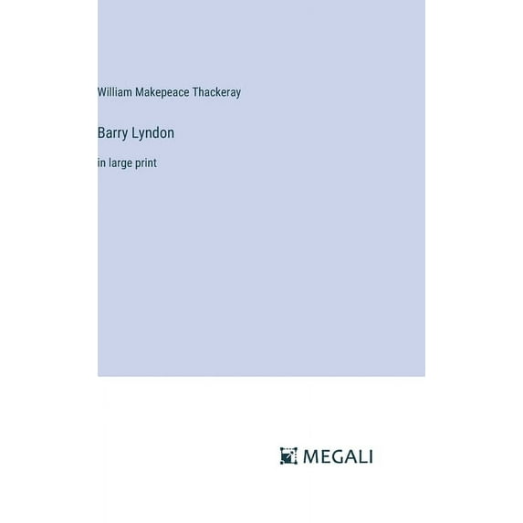 Barry Lyndon: in large print (Hardcover)