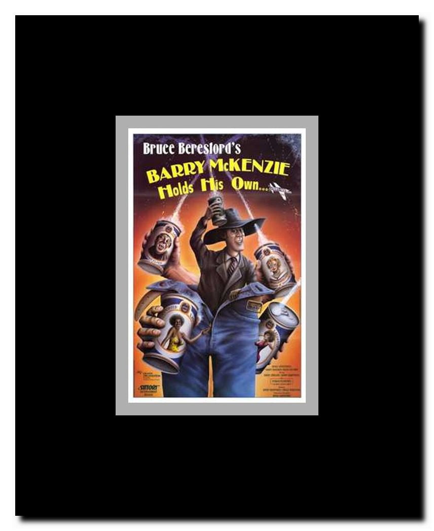 Barry Mckenzie Holds His Own Framed Movie Poster