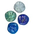 thumbnail image 1 of Barry-Owen 4 Glass Sand Dollar Paperweights 3.25 Inch Diameter, 1 of 1
