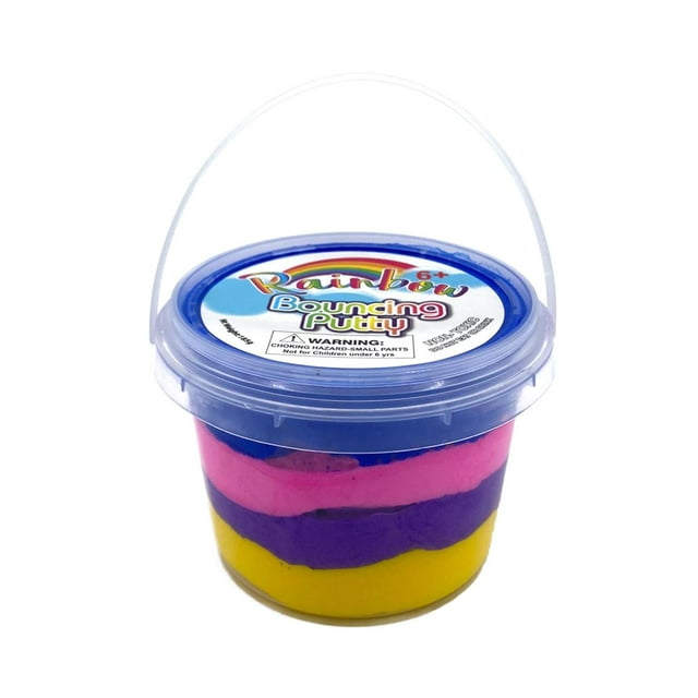 Barry-Owen Fluffy Slime Rainbow Stress Relief Slime Multi-Pack, Blue Multi-Color, Size: One Size