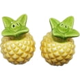 thumbnail image 1 of Barry Owens BV826 Ceramic Pineapple Design Salt and Pepper Shakers 2.5 Inches Tall, 1 of 1