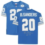 : Barry Sanders Detroit Lions Autographed White Mitchell & Ness  Replica Jersey with HOF 04 Inscription - Autographed NFL Jerseys : Sports  & Outdoors