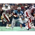 thumbnail image 1 of Barry Sanders Detroit Lions Unsigned Blue Jersey Running Photograph, 1 of 1