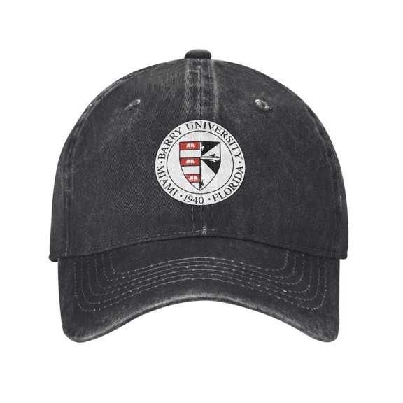 Barry University-Logo Hat Adult Adjustable Classic Washed Casquette Cap Hat Baseball Cap