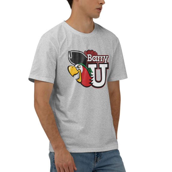 Barry University-Logo Men'S 170g Combed Cotton Short Sleeve T-Shirt