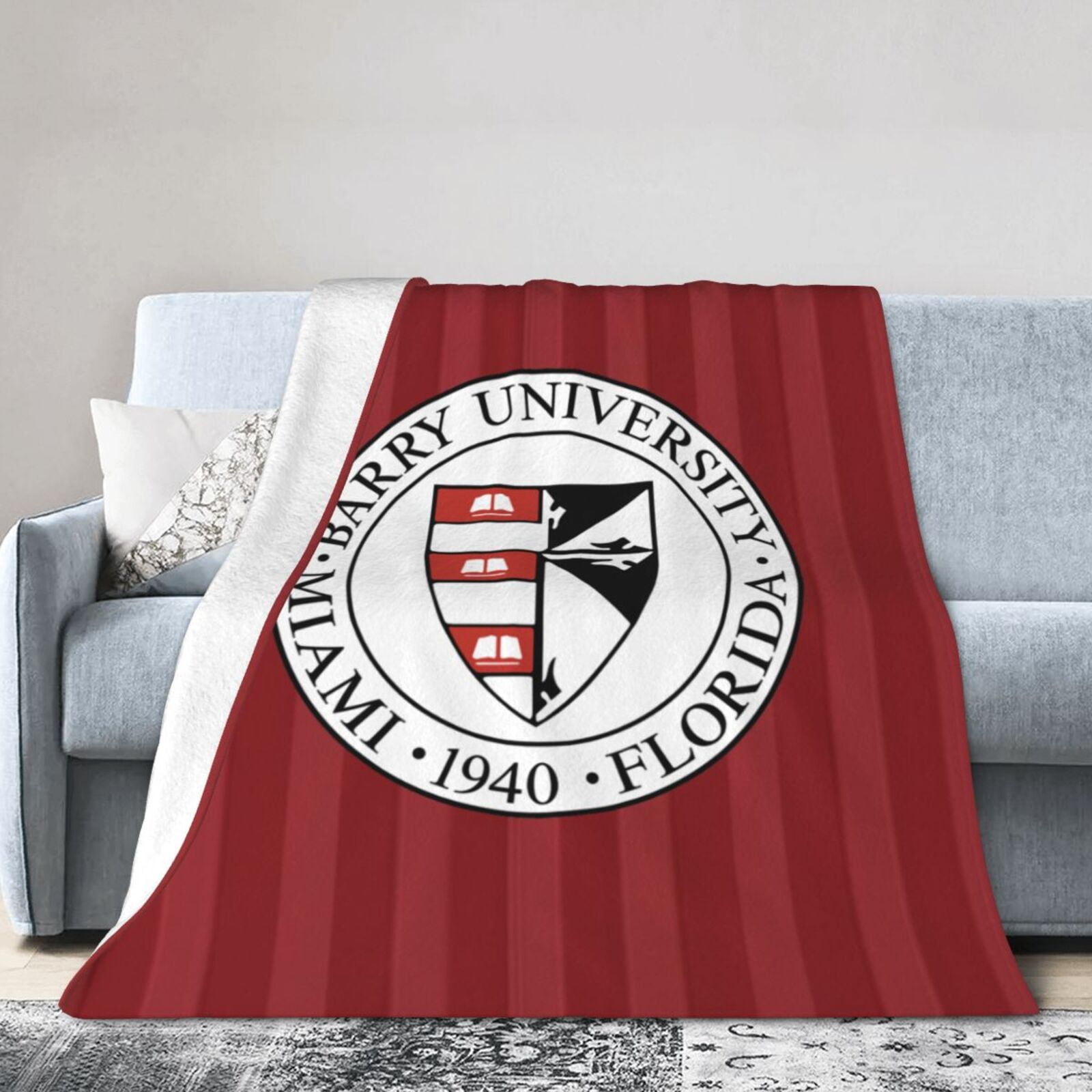 Barry University-Logo Ultra-Soft Micro Fleece Blanket Multi-Size ...