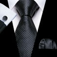 thumbnail image 1 of Barry.Wang Classic Ties for Men Formal Business Wedding Solid Paisley Necktie Set, 1 of 4