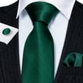 thumbnail image 1 of Barry.Wang Classic Ties for Men Formal Business Wedding Solid Paisley Necktie Set, 1 of 5