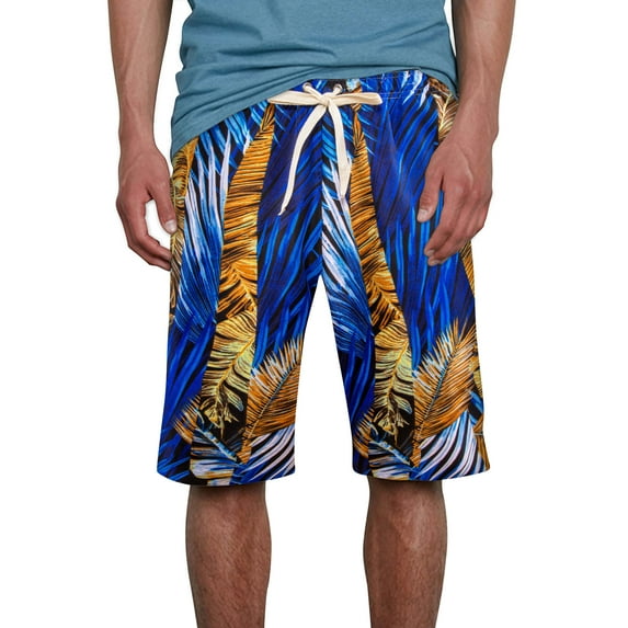 Barry.Wang Men's Hawaiian Casual Shorts Classic Casual Floral Tropical Holiday Beach Tropical