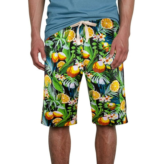 Barry.Wang Men's Hawaiian Casual Shorts Classic Casual Floral Tropical Holiday Beach Tropical