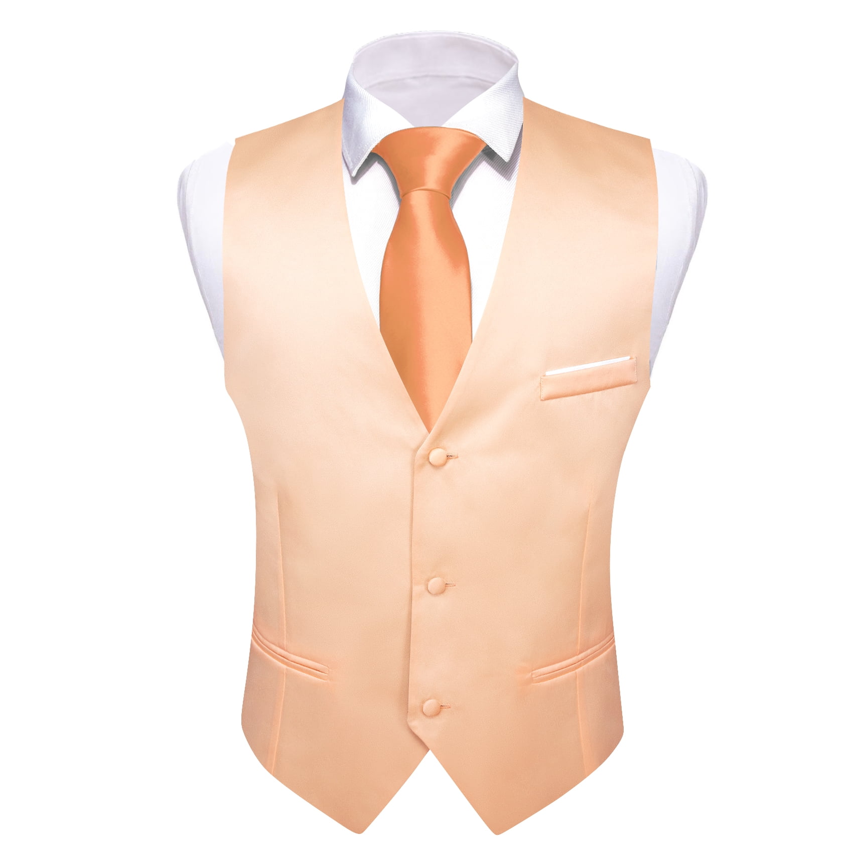 Alizeal Men's 4-Piece Paisley Waistcoat Set - Classic Jacquard Vest With Tie & Bow Tie
