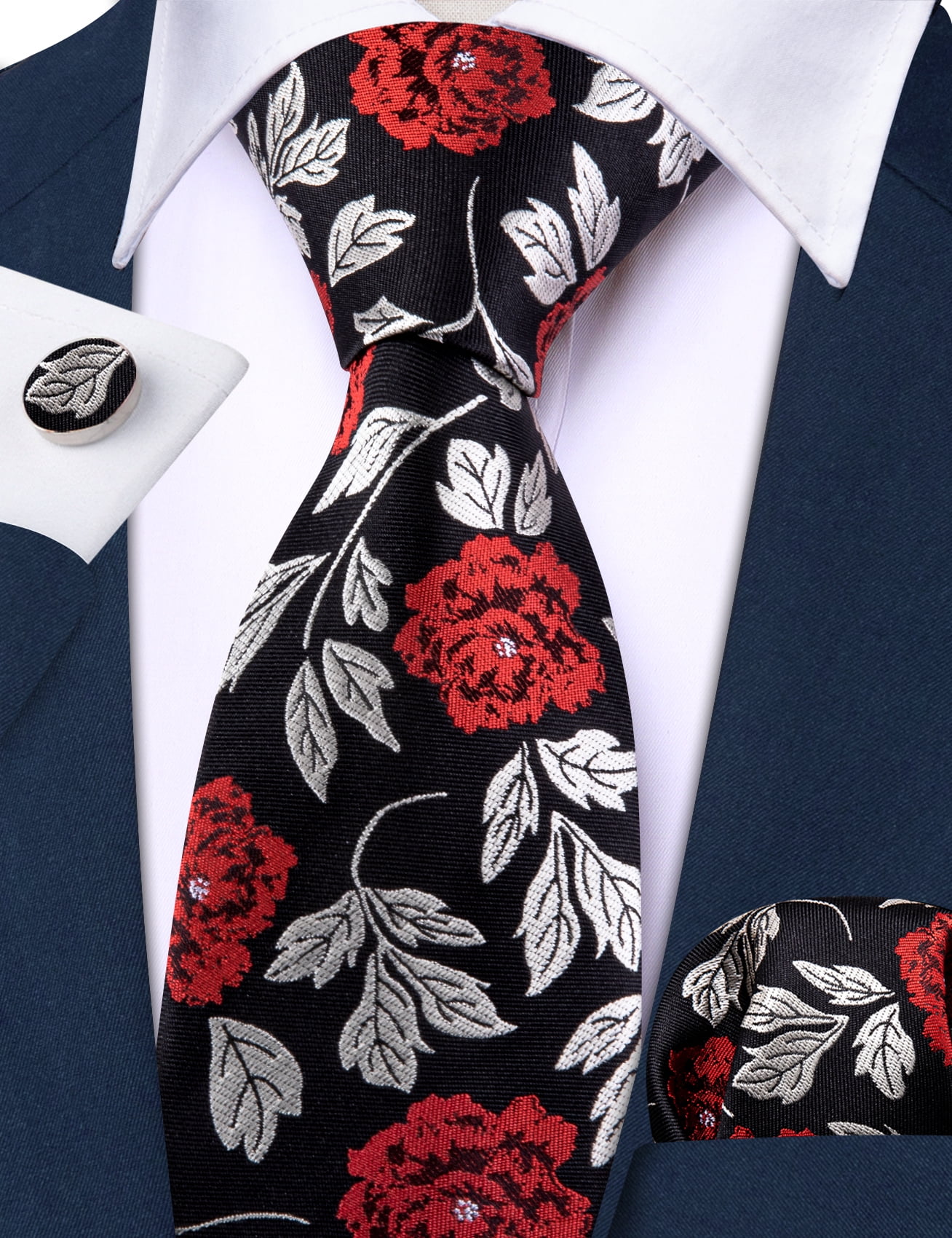 Black Red Flower