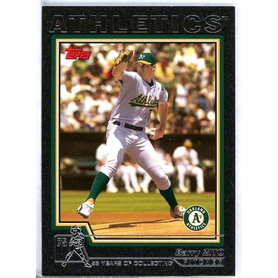 Barry Zito Card 2004 Topps Black #550