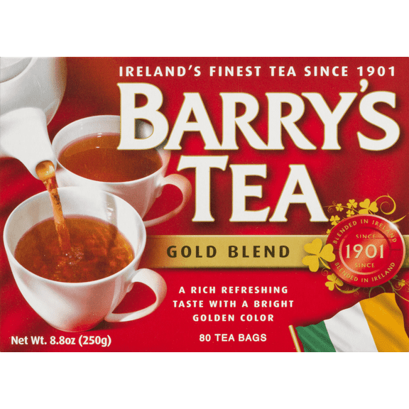 Barry's Gold Blend Teabags, 80ct, 8.8oz (250g)
