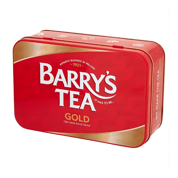 Barry's Irish Tea Gift - Tin Caddy with 80 Gold Tea Bags