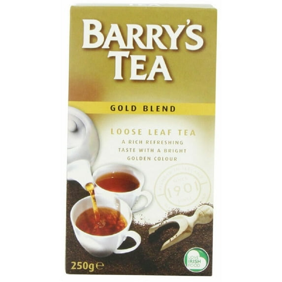 Barry's Loose Leaf Tea, Gold Blend 8.8 oz Pack of 4