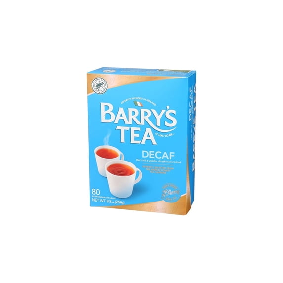 Barry's Tea Decaf Tea 80 Biodegradable Tea Bags