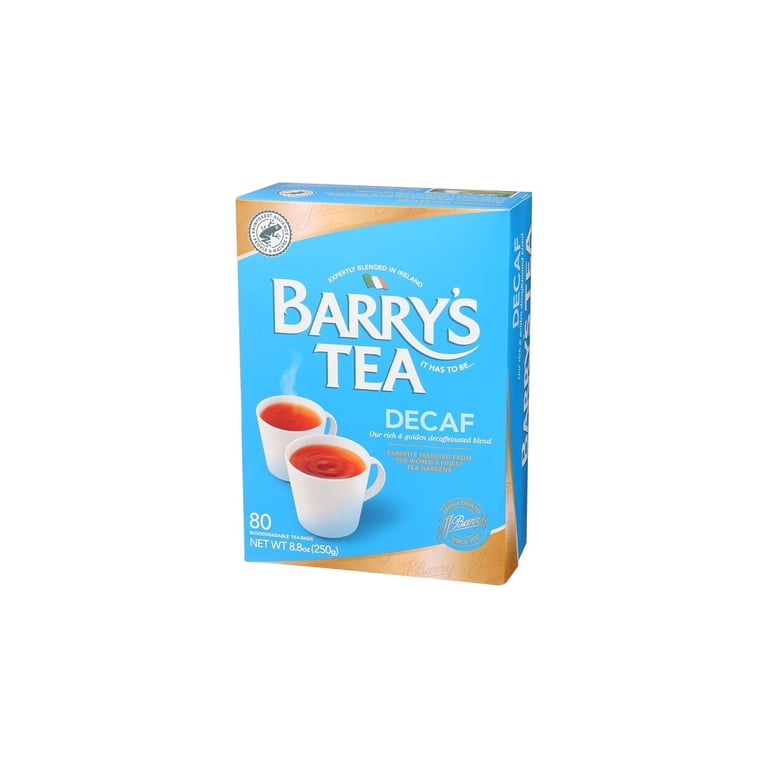 新品　バリーズティー　デカフェ　紅茶　2箱　BARRRY'S TEA DECAF Barry's Tea Decaf Tea 80 Biodegradable Tea Bags, Recyclable