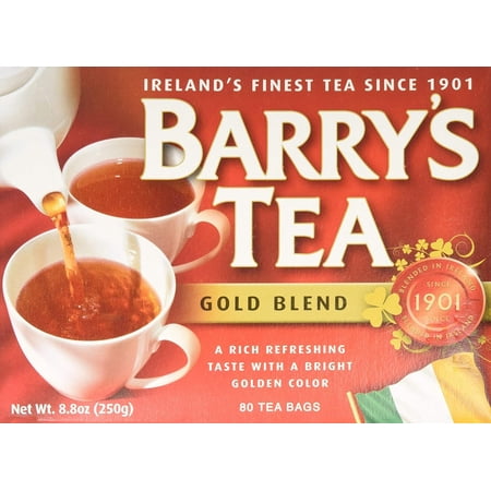 Barry's Tea Gold Blend -- 80 Tea Bags Pack of 4