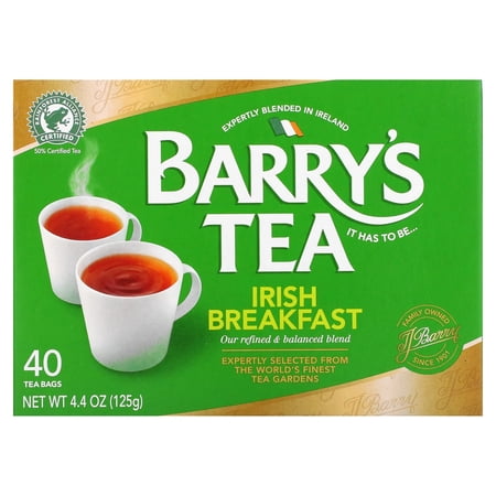 Barry's Tea Irish Breakfast Blend -- 40 Tea Bags Pack of 3