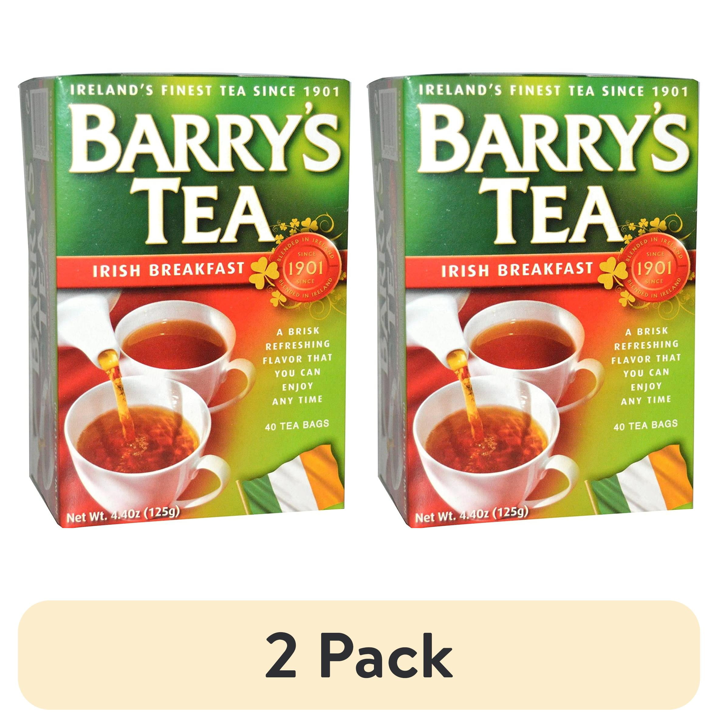 (2 pack) Barry's Tea, Irish Breakfast Tea Bags, 40 Count - Walmart.com