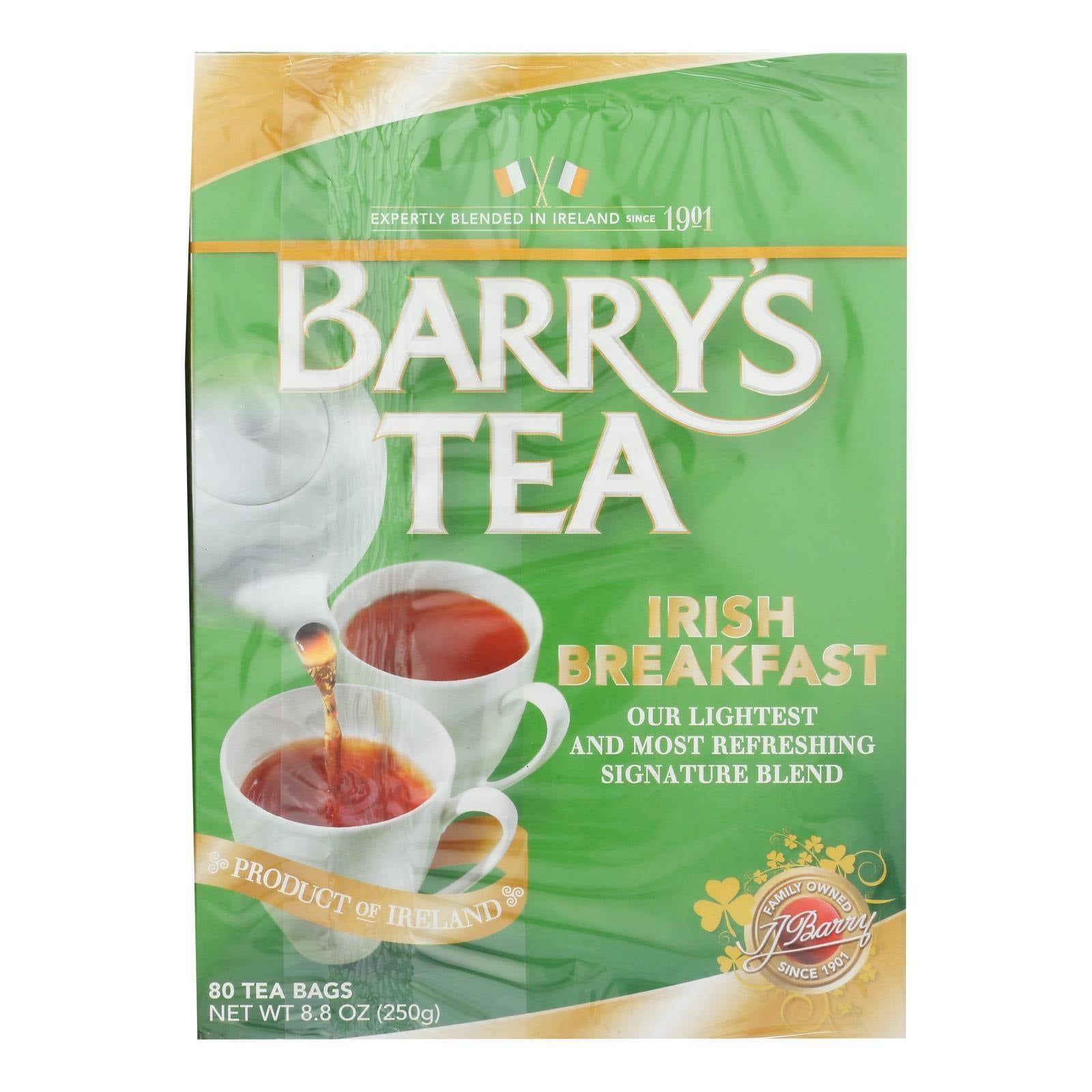 Barry's Tea - Irish Tea - Irish Breakfast - Case of 6 - 80 Bags ...