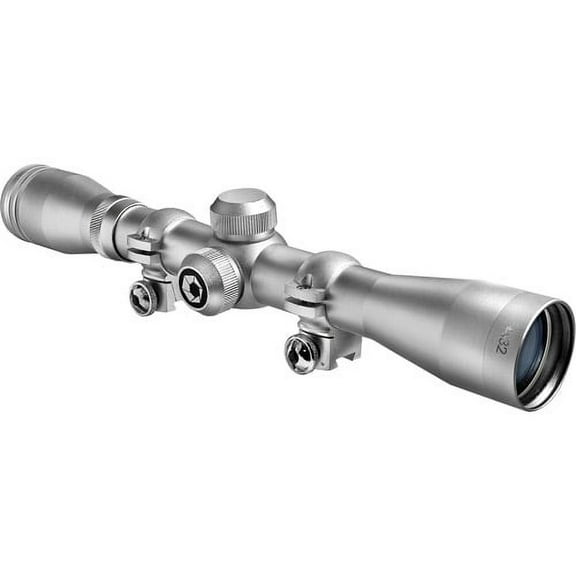 Barska 4x32 Plinker-22 Rifle Scope in Silver Finish