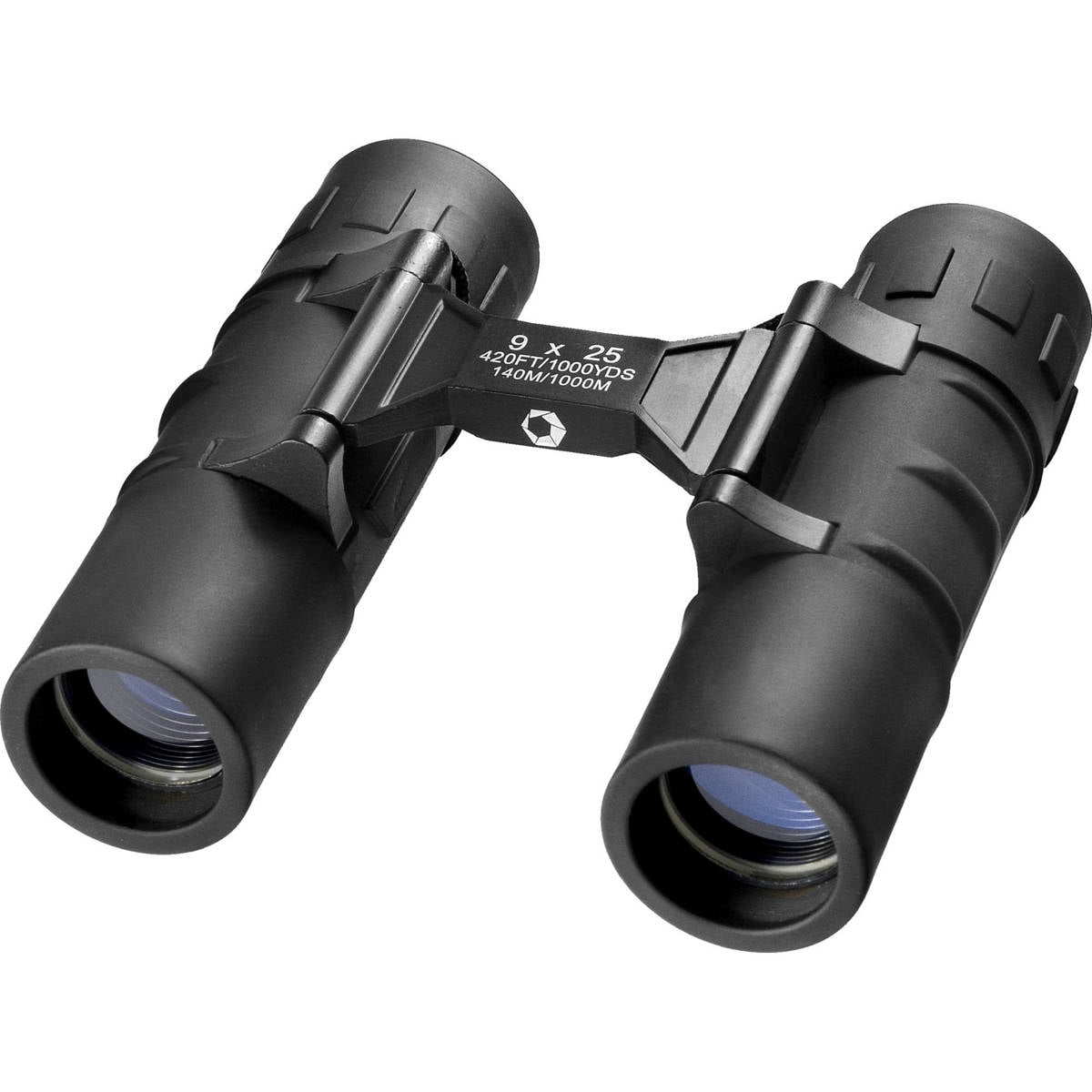 Barska 9x25 Focus Free Weather Resistant Roof Prism Binocular, with 5.7 Degree Angle of View, Black