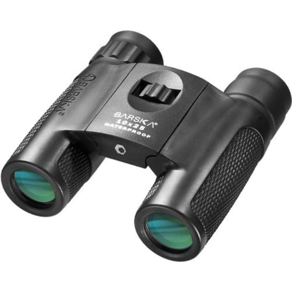 Barska AB11844 Blackhawk 10x25 Waterproof Binoculars for Birding, Boating, Events, Hiking, Hunting, etc CA2