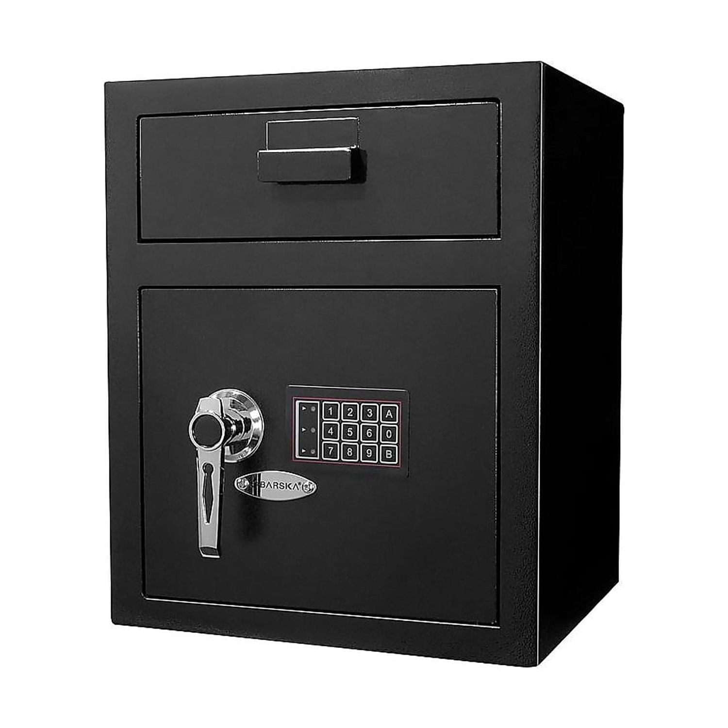 Barska Large Keypad Depository Safe, 155/16"W x 131/2"D x 19"H, Black
