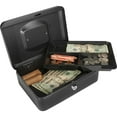 thumbnail image 1 of BARSKA Medium Cash Box 3 Compartments Black (CB11832), 1 of 2