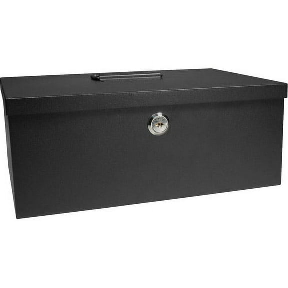 Barska Cash Box and 6-Compartment Tray with Key Lock