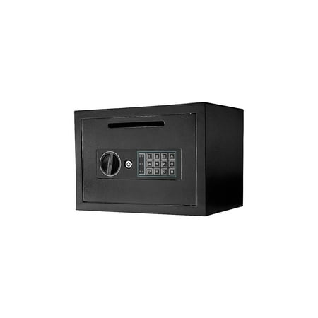 Barska - Compact Keypad Depository Safe - Black