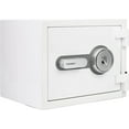thumbnail image 1 of Barska Fire Resistant Security Safe, Compact Biometric, 0.75 Cu, White, Medium, 1 of 9