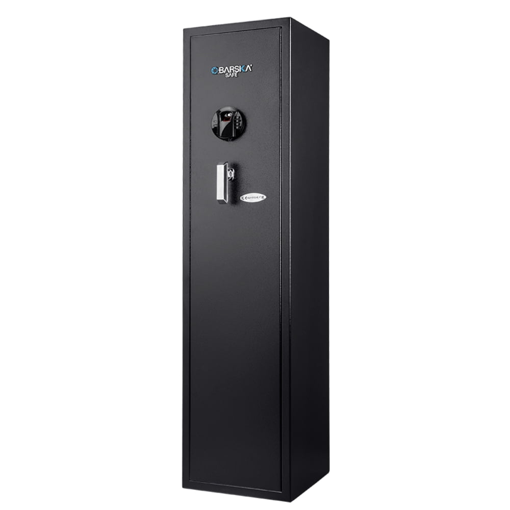 Barska HQ900 4.33 Cubic ft Large Quick Access Tall Biometric Keypad Rifle Gun Safe, AX12752
