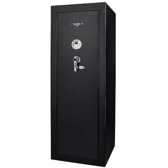 Barska Large Biometric Rifle Safe Cabinet 19.63 in x 16 in x 57 in