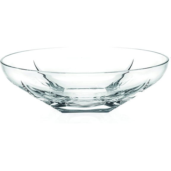 Barski Glass Centerpiece - Bowl - Serving Bowl - Plate - Tray - Designed - 11.75" Diameter - Made in Europe