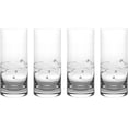 thumbnail image 1 of Barski - Handmade Glass - Sparkle - Highball Glass - Decorated with Real Crystal Diamonds - 14 oz. - Made in Europe - Set of 4, 1 of 3