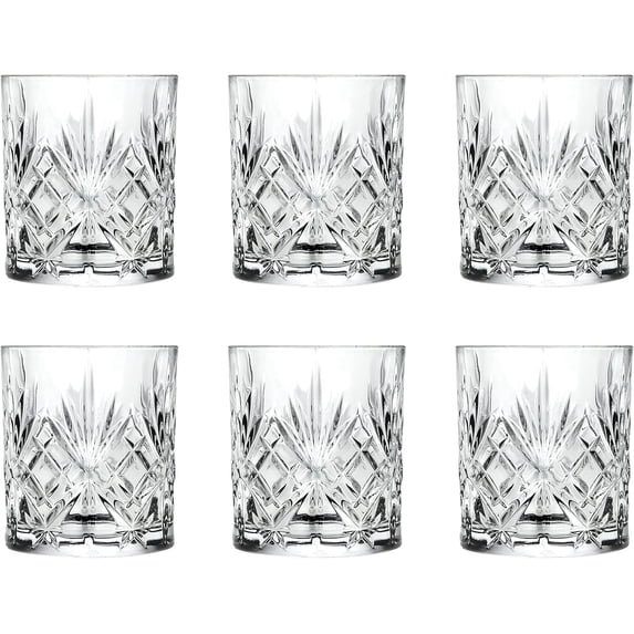 Barski Crystal Shot Glasses – Set of 6 – 2.6 oz Liquor & Vodka Glasses – Elegant European Design