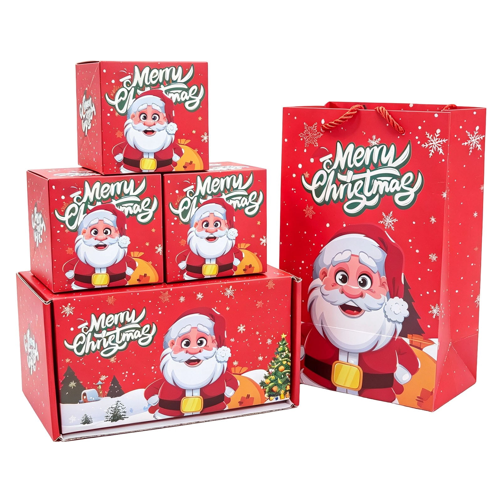 Barsme Christmas Surprise Explosion Gift Box,10 Bouncing Pop Up Boxes