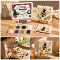 thumbnail image 1 of Barsme DIY Christmas Sea Glass Art Mosaic Craft Kit for Adults, with Frame Sea Glass Pieces Adhesive and Tools for a Faith-Inspired Tabletop Craft D, 1 of 5