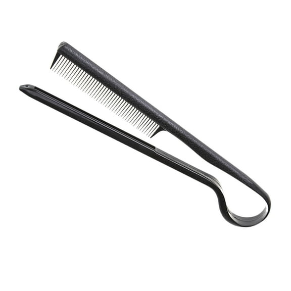 Barsme Flat Comb Straightening Comb Salon Hair Brush Combs Hairdressing Styling Hair Straightener V-Shaped Straight Comb Straightener